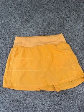 lululemon athletica Bright Yellow Athletic Skort